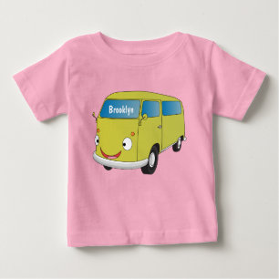 Camiseta Para Bebê Cartoon do verde limão clássico