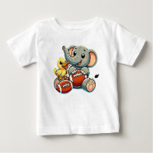 Cartoon Elefante e Pato