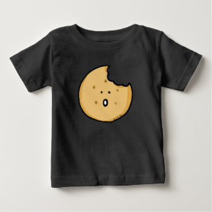 Camiseta Para Bebê Cartoon Engraçado com Bite