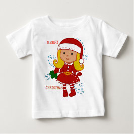 Camiseta Para Bebê Cartoon festivo