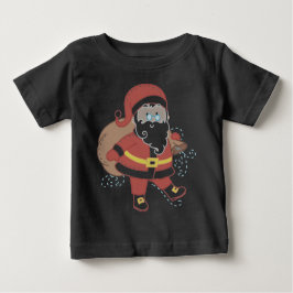 Camiseta Para Bebê Cartoon festivo