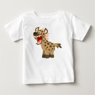 Camiseta Para Bebê Cartoon Fome Bonito Hyena Baby T-Shirt