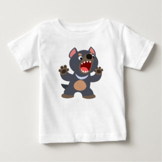 Camiseta Para Bebê Cartoon Gelado Tasmânia Bebê T-Shirt