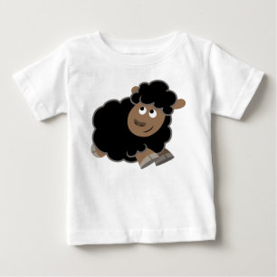 Camiseta Para Bebê Cartoon Mischievous Bela Camiseta Bebê