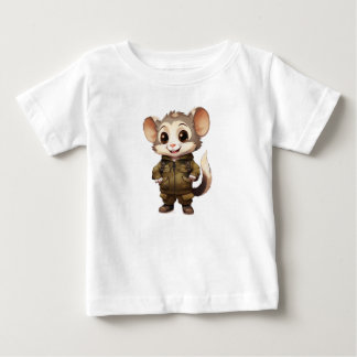 Camiseta Para Bebê Cartoon Possum Toddler Fine Jersey T-shirt