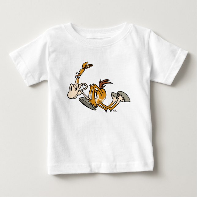 Camiseta Para Bebê Cartoon Power Baby T-Shirt (Frente)