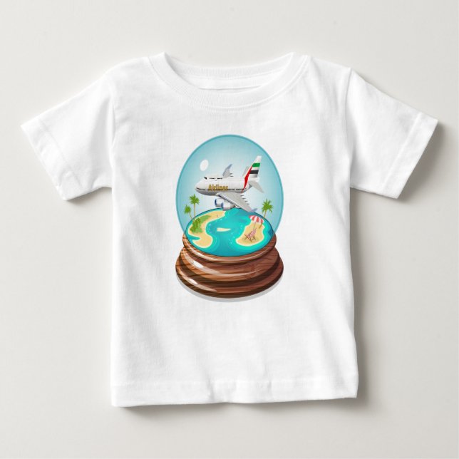 Camiseta Para Bebê Cartoon Summer Cristal Ball (Frente)