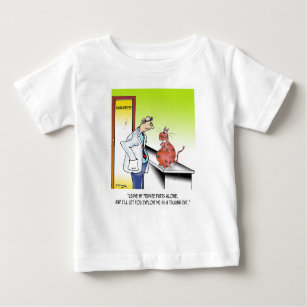 Camiseta Para Bebê Cartum Veterinário 9480