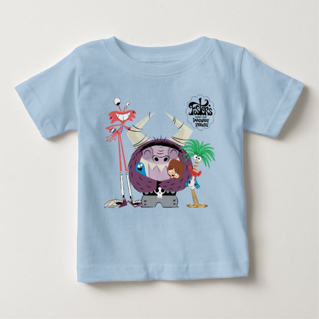 Camiseta Para Bebê Casa de Foster para Amigos Imaginários | Grupo Hug (Frente)