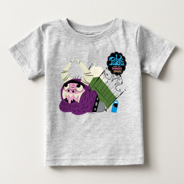 Camiseta Para Bebê Casa de Foster para Amigos Imaginários | Sob Cama (Frente)