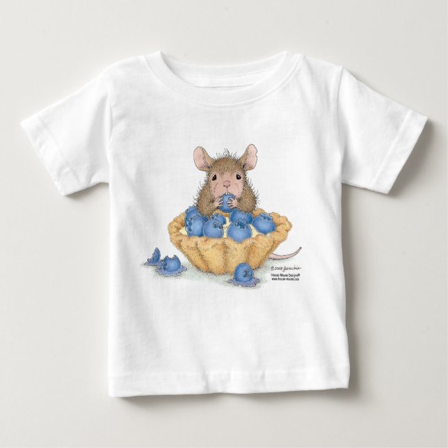 Camiseta Para Bebê Casa-Rato Designs® - roupa (Frente)