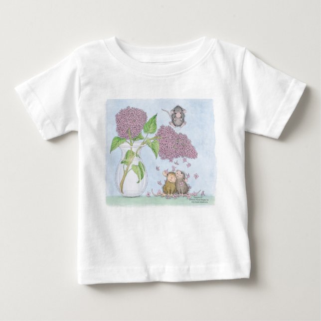 Camiseta Para Bebê Casa-Rato Designs® - roupa (Frente)