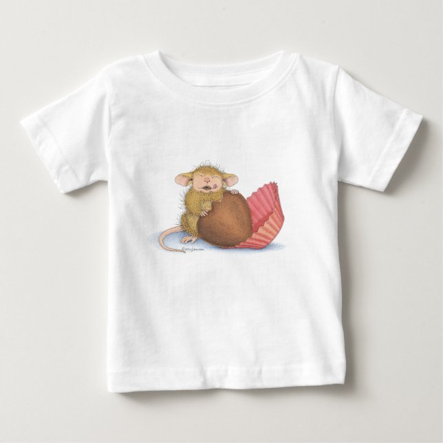 Camiseta Para Bebê Casa-Rato Designs® - roupa (Frente)