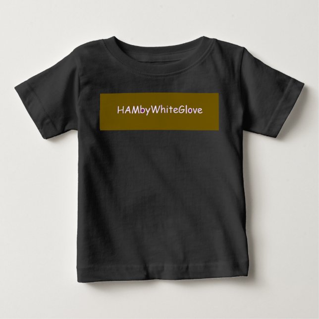 Camiseta Para Bebê Casaco com Capuz HAMbyWhiteGlove para Bebê (Frente)