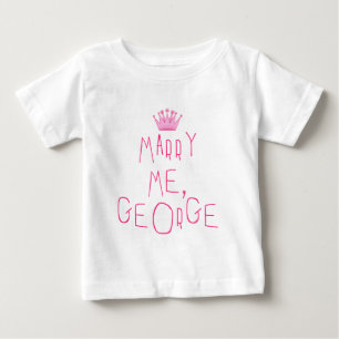 Camiseta Para Bebê Casado, George