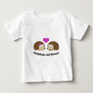 Camiseta Para Bebê Casal de Cachorro e Gaivotas