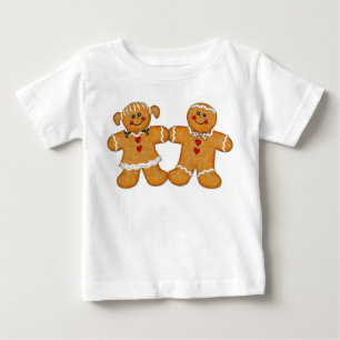 Camiseta Para Bebê Casal Divertido Gingerpão