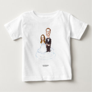Camiseta Para Bebê Casamento Real Catherine & William Presentes Camis