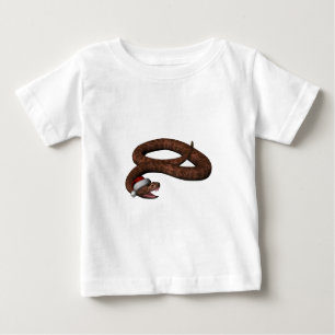 Camiseta Para Bebê Cascavel com chapéu do papai noel