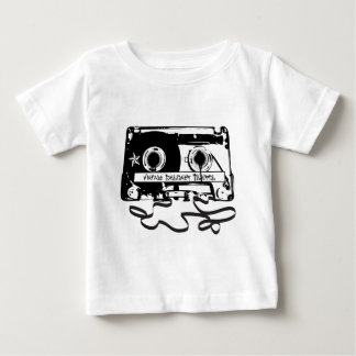 Camiseta Para Bebê Cassete de banda magnética retro do anos 80