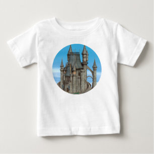 Camiseta Para Bebê Castelo de Contos de Fadas