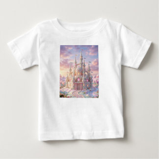 Camiseta Para Bebê Castelo de doces