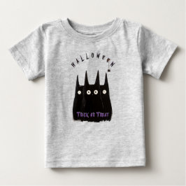 Camiseta Para Bebê Cat and Halloween, personalized
