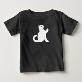 Camiseta Para Bebê Cat Says Hello