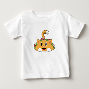 Camiseta Para Bebê Cat Taco