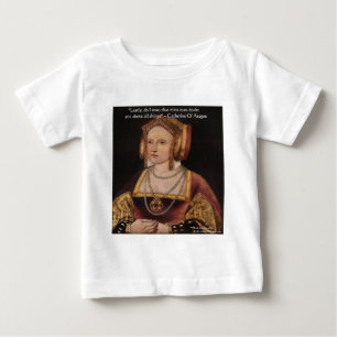 Camiseta Para Bebê Catherine Of Aragon Love Cote Dons & Cards