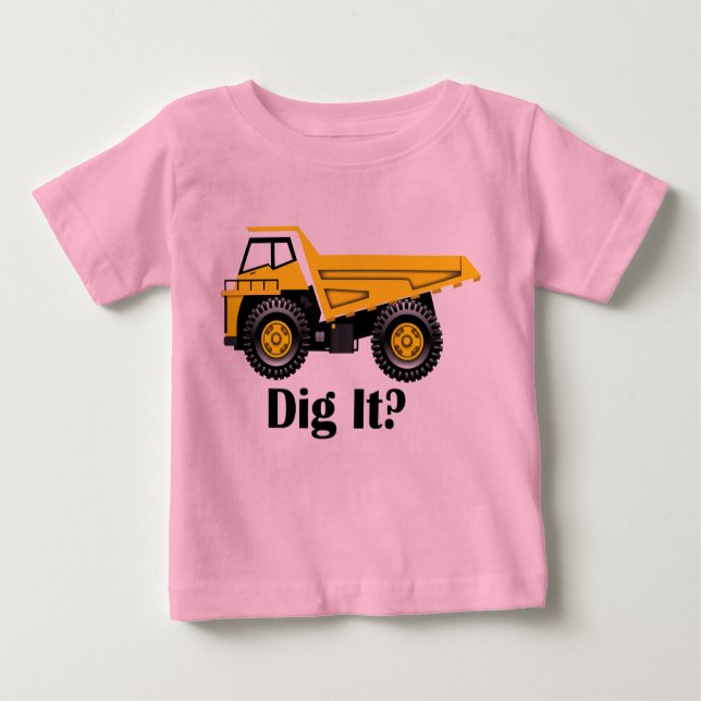 Camiseta Para Bebê Cava? - Baby Fine Jersey T-Shirt  (Frente)