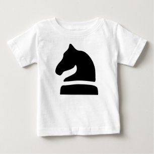 Camiseta Para Bebê Cavaleiro Negro