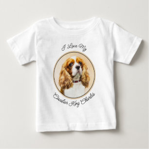 Camiseta Para Bebê Cavalier King Charles Spaniel Original