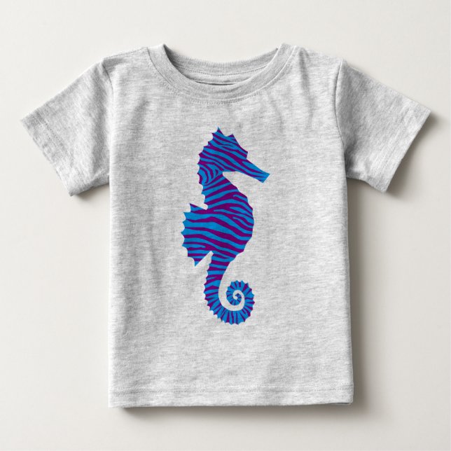 Camiseta Para Bebê Cavalo (Frente)
