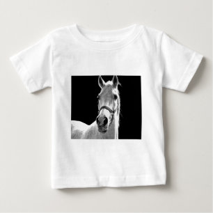 Camiseta Para Bebê Cavalo BW