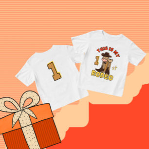 Camiseta Para Bebê Cavalo cowboy