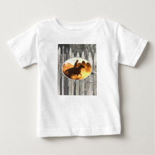 Camiseta Para Bebê Cavalo de Camiseta de Bebê