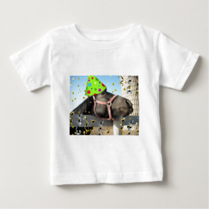 Camiseta Para Bebê Cavalo de Festa