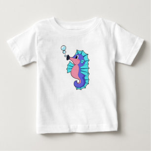 Camiseta Para Bebê Cavalo-marinho