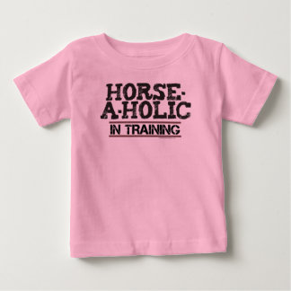 Camiseta Para Bebê Cavalo-Um-Holic no t-shirt da criança do
