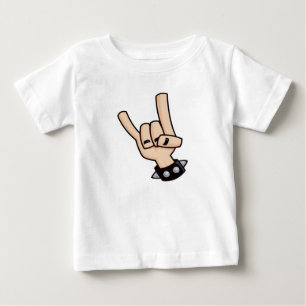 Camiseta Para Bebê Cavalos Diabos de Metal Pesado