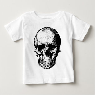 Camiseta Para Bebê Caveira