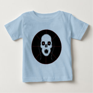 Camiseta Para Bebê Caveira