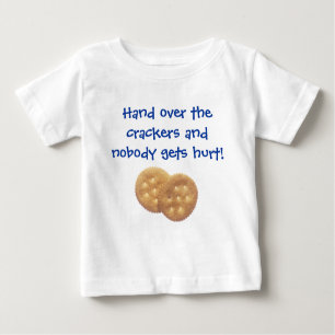 Camiseta Para Bebê Ceda os biscoitos…
