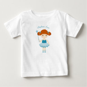 Camiseta Para Bebê Celebração de Cupcake da Bela Bailarina