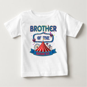 Camiseta Para Bebê Celebração do Partido do Circo de Carnaval Irmã