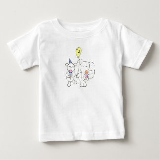 Camiseta Para Bebê Celebração do sorvete