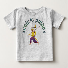 Camiseta Para Bebê Celtic Pride Shirt Celtic Warrior 