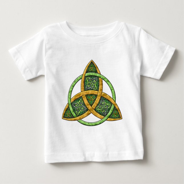 Camiseta Para Bebê Celtic Trinity Knot (Frente)