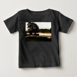 Camiseta Para Bebê Cena de Manning Lake